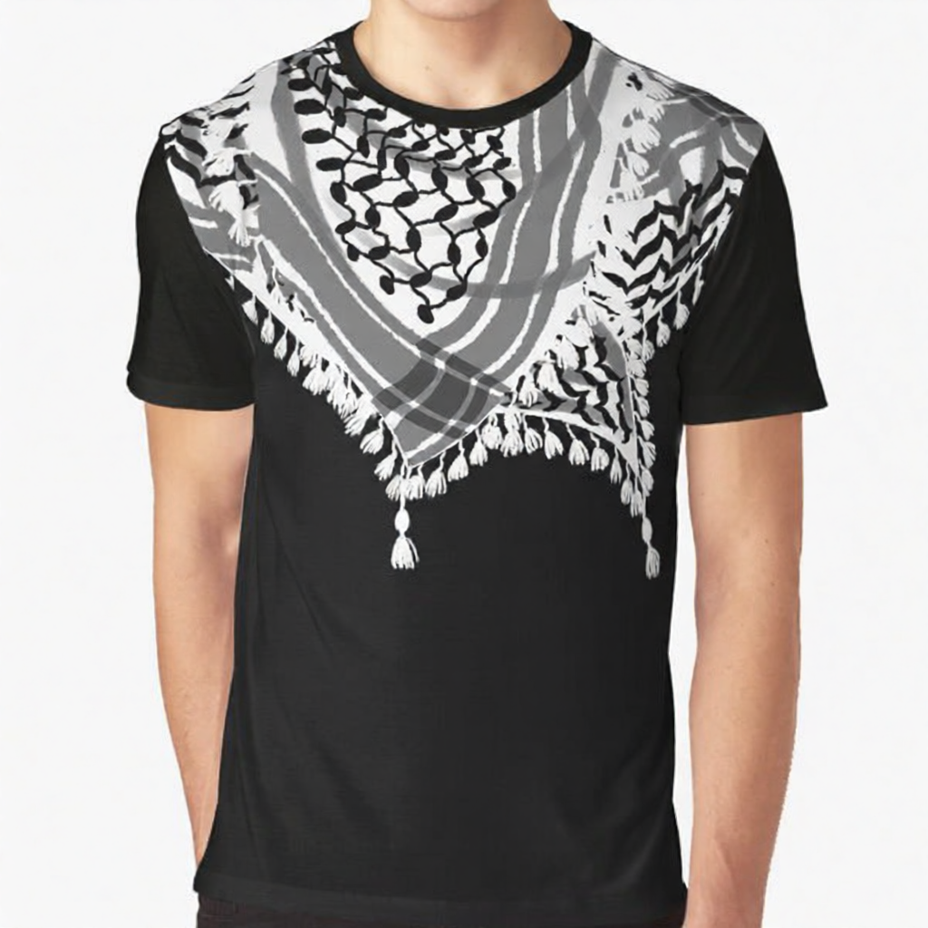 The Keffiyeh Heritage T-Shirt Khaki Green